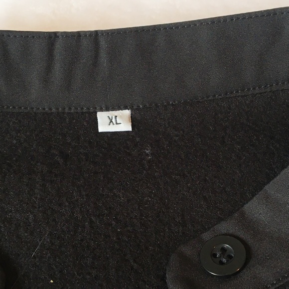 NWOT Black Fleece Pullover Womens (XL) American Flag Patch - Picture 7 of 9